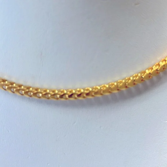 NEW Franco Solid 21K Gold Necklace 24” - Picture 1 of 3